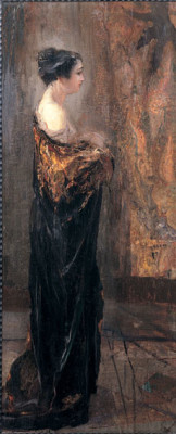  Ritratto di nobildonna tavola, 130x60 cm Collezione privata, Rauscedo (PN)