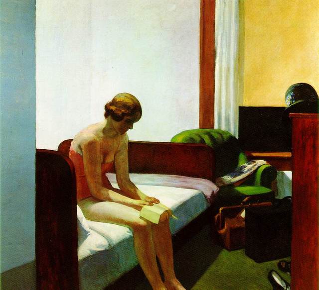 Edward Hopper, Hotel Room,1931, olio su tela. Museo Thyssen-Bornemisza, Madrid