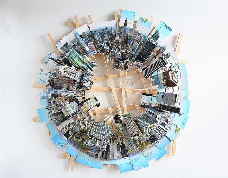 Isidro Blasco - New York Planet / c-print, wood