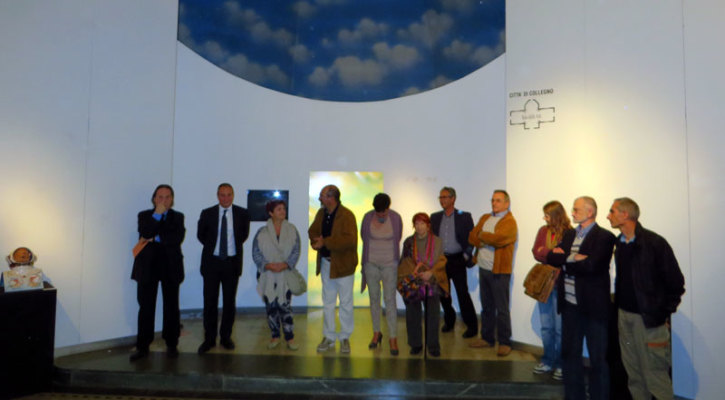 Inaugurazione della mostra con le istituzioni, i curatori e gli artisti
