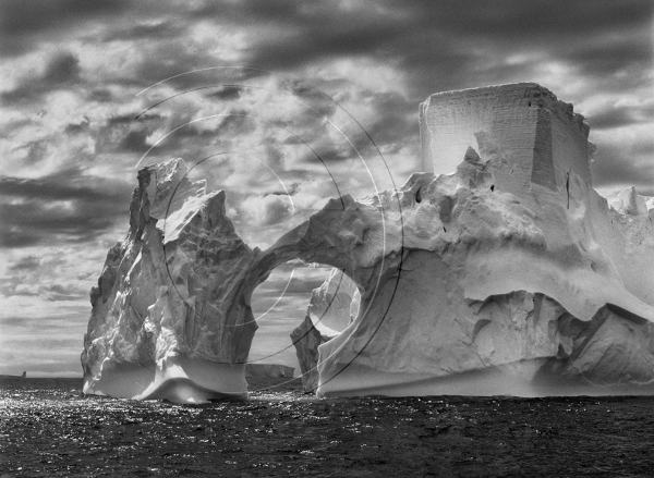 Iceberg between Paulet island and the South Shetland islands on the Weddell sea - Antarctic peninsula